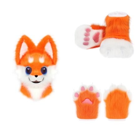 kig style canine fursuit costume set for comic con cosplay