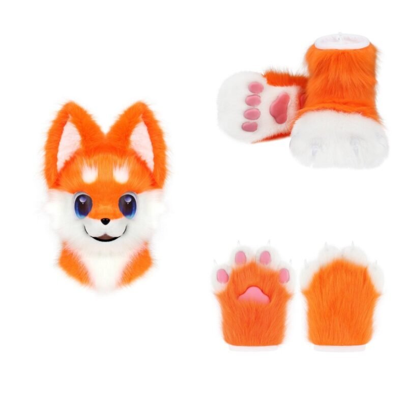 kig style canine fursuit costume set for comic con cosplay