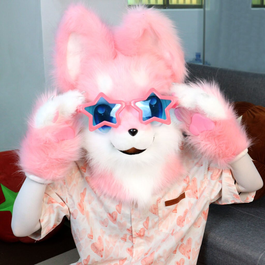kig style canine fursuit costume set for comic con cosplay