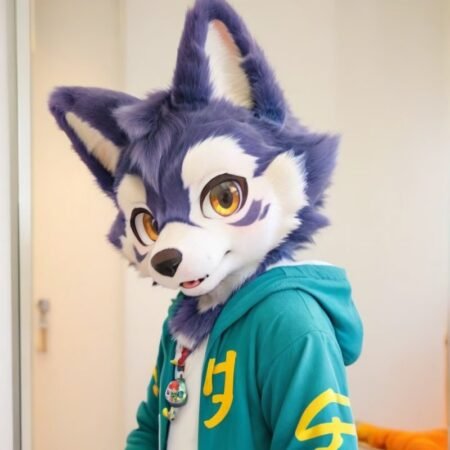 japanese style beast head custom made furry costumes and character designs