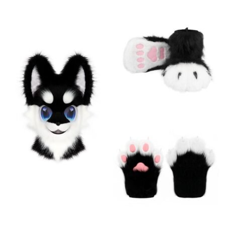 kig style canine fursuit costume set for comic con cosplay