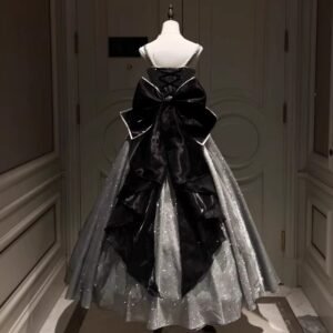 the full moon crowns the lolita evening gown