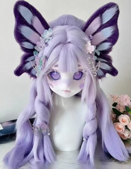 custom made beast head skull cosplay lolita headgear wear