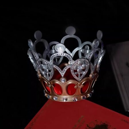 cosplay custom clothing of the remaining image of the "madame red" from five nights at freddy's, embodying her delusional hope.