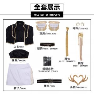 the cosplay outfit of the demon hunt girl group mirazoyuruimi