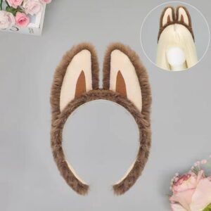 labubu demonic baby plush ear headband