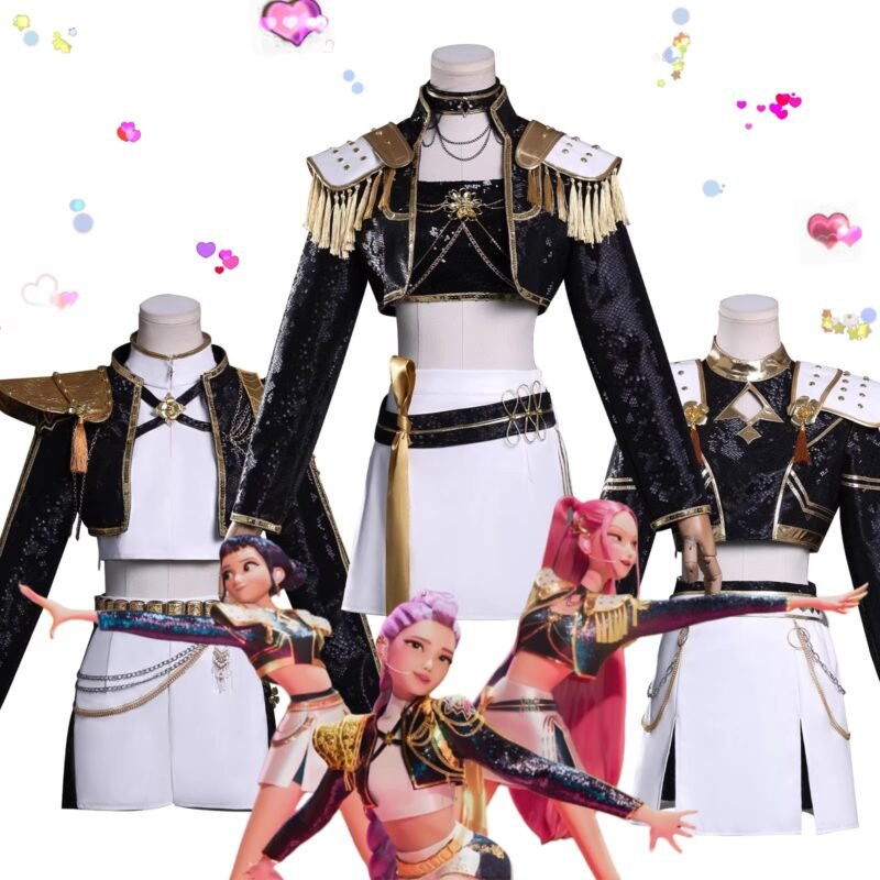 the cosplay outfit of the demon hunt girl group mirazoyuruimi