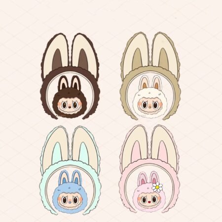 labubu demonic baby plush ear headband