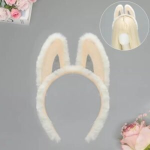 labubu demonic baby plush ear headband
