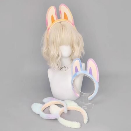labubu demonic baby plush ear headband