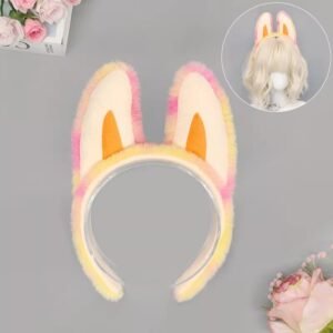 labubu demonic baby plush ear headband