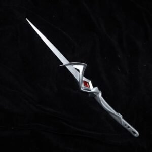 the engraved crown costume for the character red butterfly, red lady of five nights at night cosplay costume