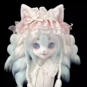 定制野兽头骨cosplay萝莉头饰