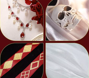 the engraved crown costume for the character red butterfly, red lady of five nights at night cosplay costume