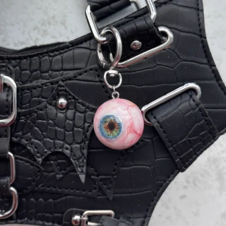 eye of the demon bead keychain bag