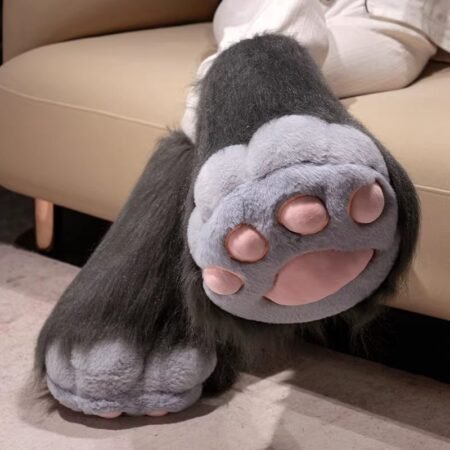 cute thickened cat paws with cat claws