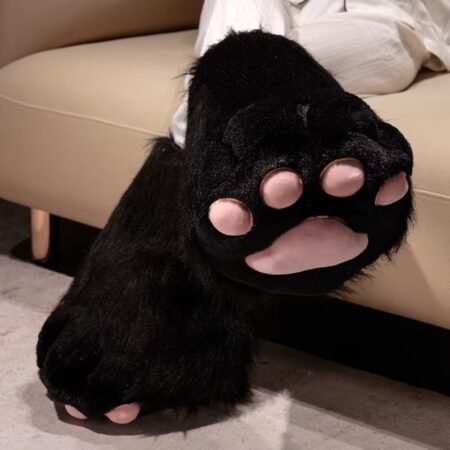 cute thickened cat paws with cat claws