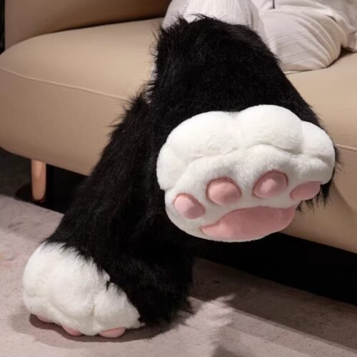 cute thickened cat paws with cat claws