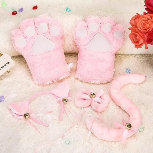 cat paw glove set