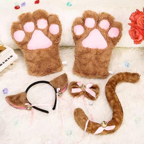 cat paw glove set